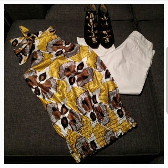 Satin Tie-neck Blouse - Picture 4 of 8